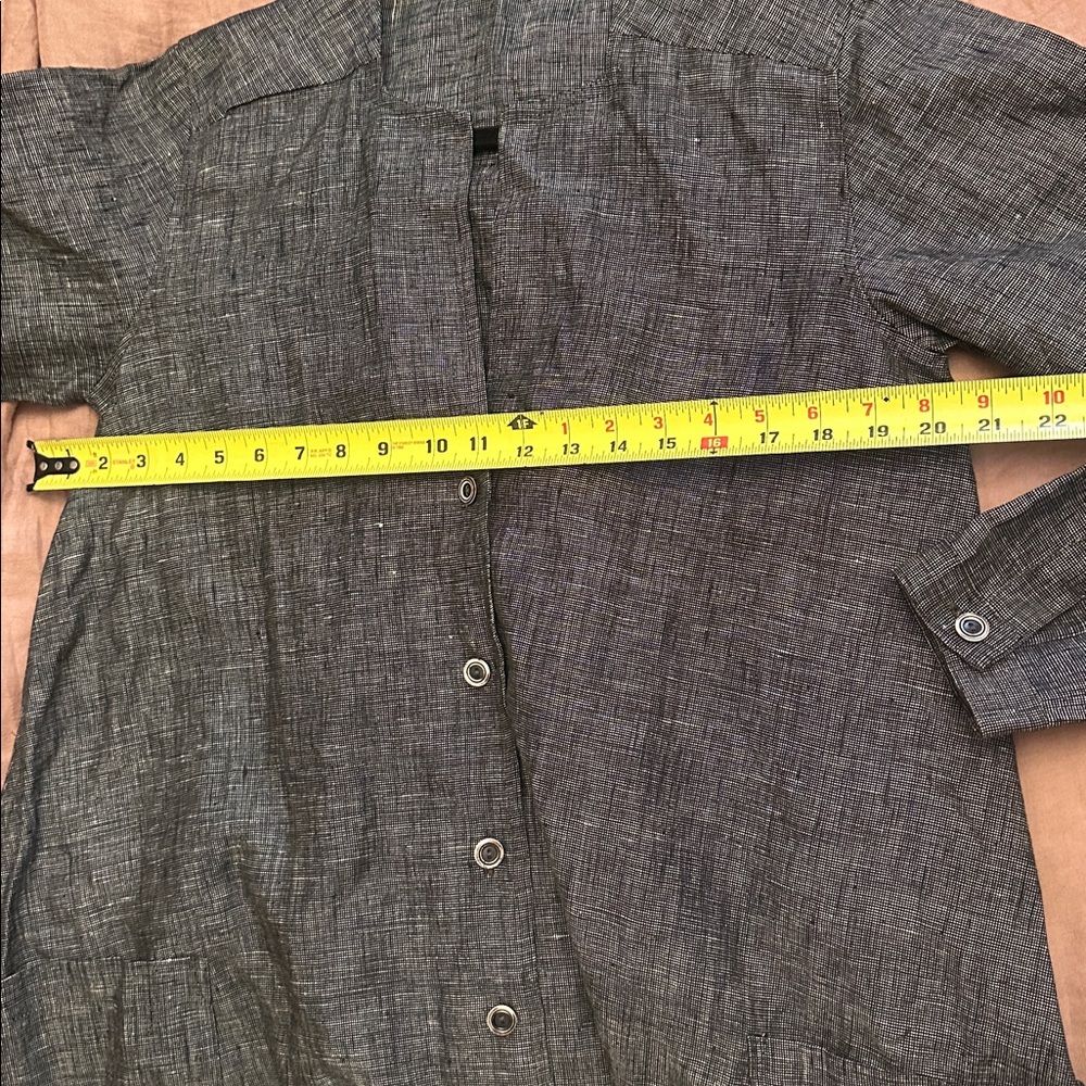 Pure Linen Handmade Coat - Picture 14 of 16